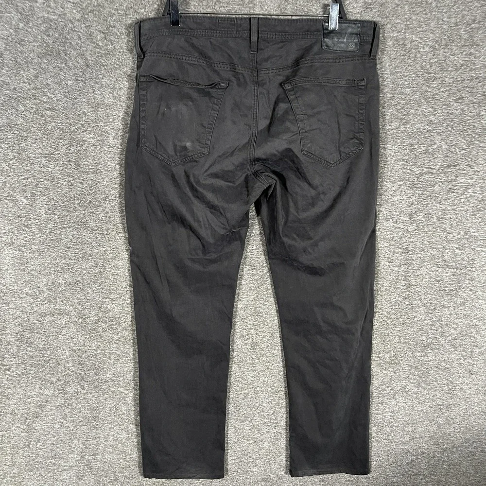 AG Adriano Goldschmied The Tellis Pants Mens 38x34 Gray Modern‎ Slim Stretch